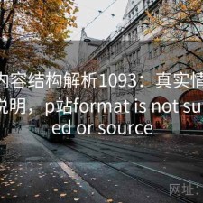 P站内容结构解析1093：真实情况与误区说明，p站format is not supported or source