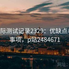 P站实际测试记录2329：优缺点与注意事项，p站2484671