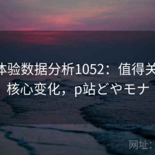 P站体验数据分析1052：值得关注的核心变化，p站どやモナ