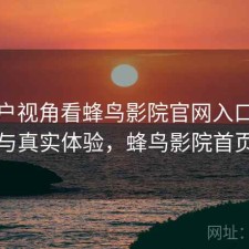 从用户视角看蜂鸟影院官网入口：怎么选与真实体验，蜂鸟影院首页界面