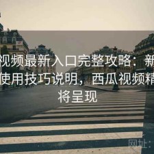 西瓜视频最新入口完整攻略：新手必看的使用技巧说明，西瓜视频精彩即将呈现