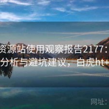 白虎资源站使用观察报告2177：现状分析与避坑建议，白虎ht+