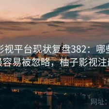 柚子影视平台现状复盘382：哪些问题最容易被忽略，柚子影视注册