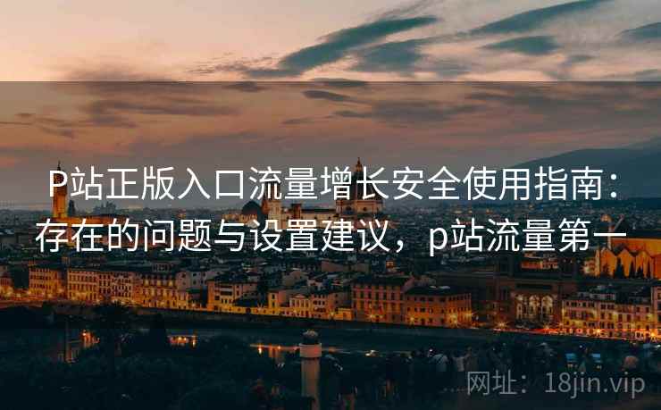 P站正版入口流量增长安全使用指南：存在的问题与设置建议，p站流量第一  第1张