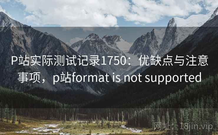 P站实际测试记录1750:优缺点与注意事项,p站format is not supported 第1张 P站实际测试记录1750:优缺点与注意事项,p站format is not supported 第1张