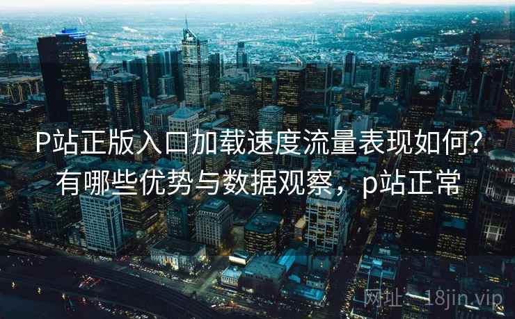 P站正版入口加载速度流量表现如何？有哪些优势与数据观察，p站正常  第2张