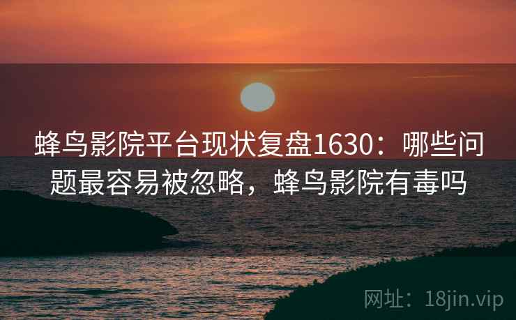 蜂鸟影院平台现状复盘1630：哪些问题最容易被忽略，蜂鸟影院有毒吗  第1张