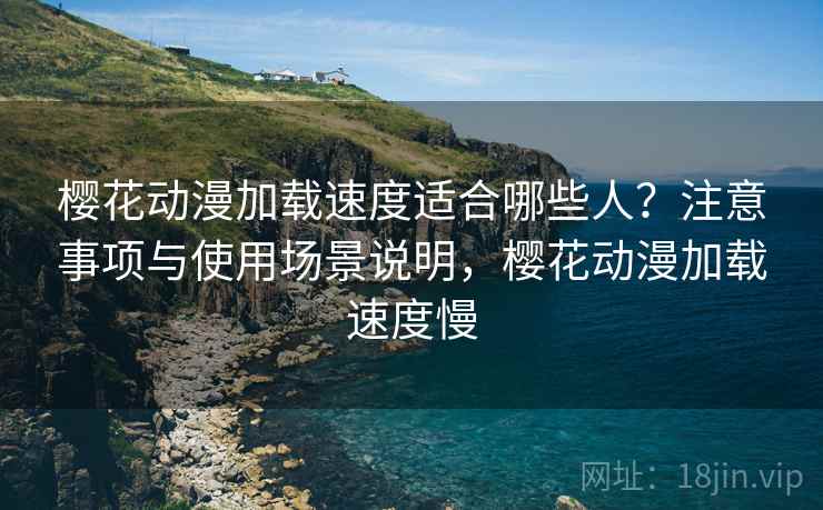樱花动漫加载速度适合哪些人？注意事项与使用场景说明，樱花动漫加载速度慢  第2张