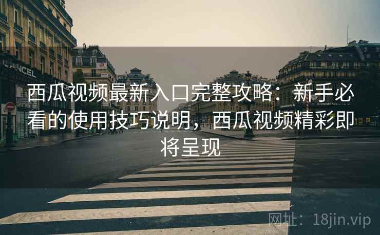 西瓜视频最新入口完整攻略：新手必看的使用技巧说明，西瓜视频精彩即将呈现  第1张
